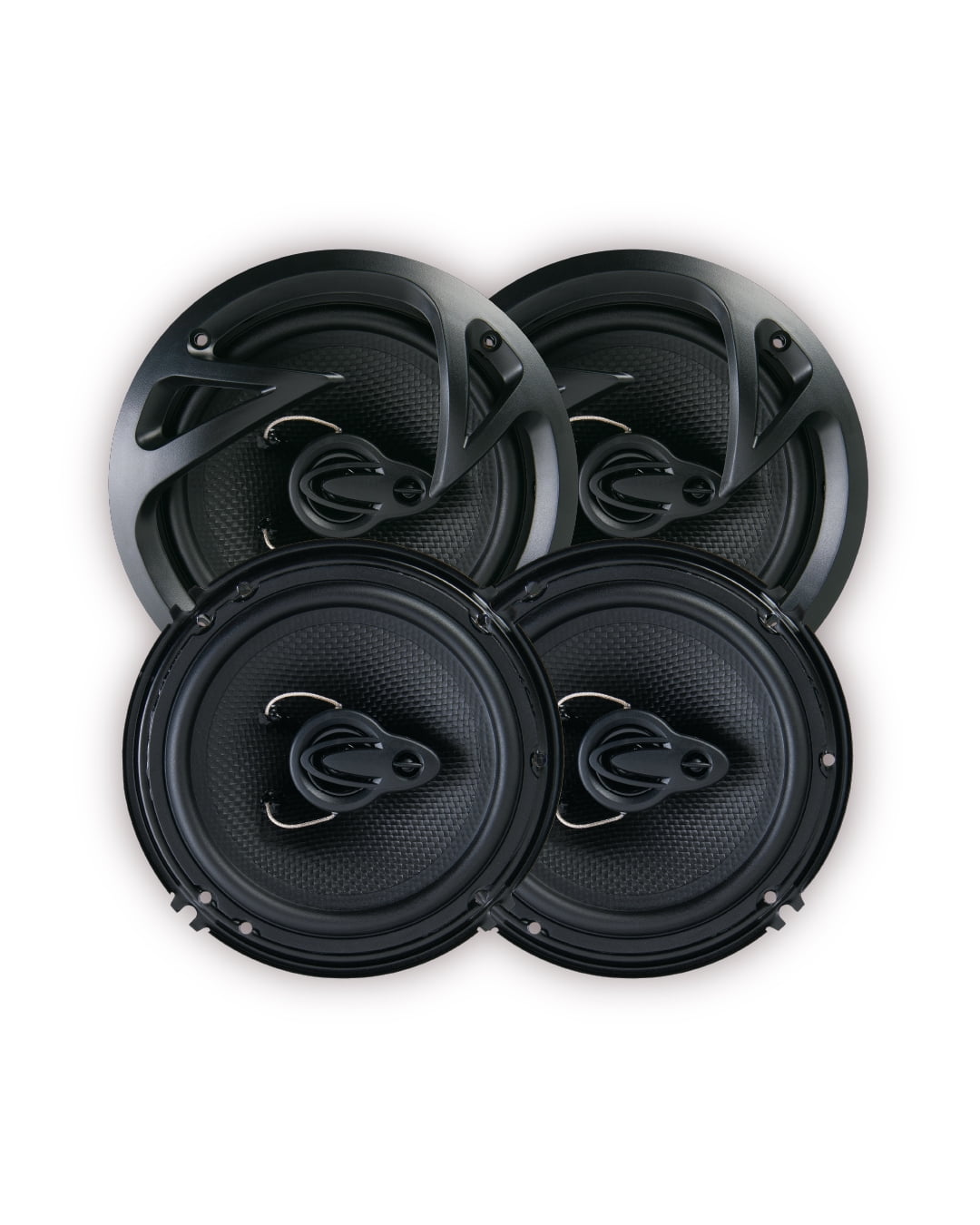 Power Acoustik Car Stereo Combo | Car Play/Android Auto Receiver & (4) 6.5