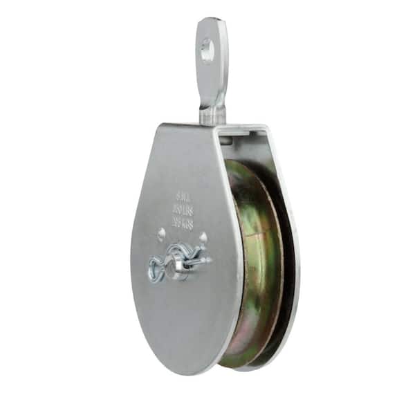 3 in. Single Sheave Heavy Duty Pulley with Swivel Eye (2-Pack)