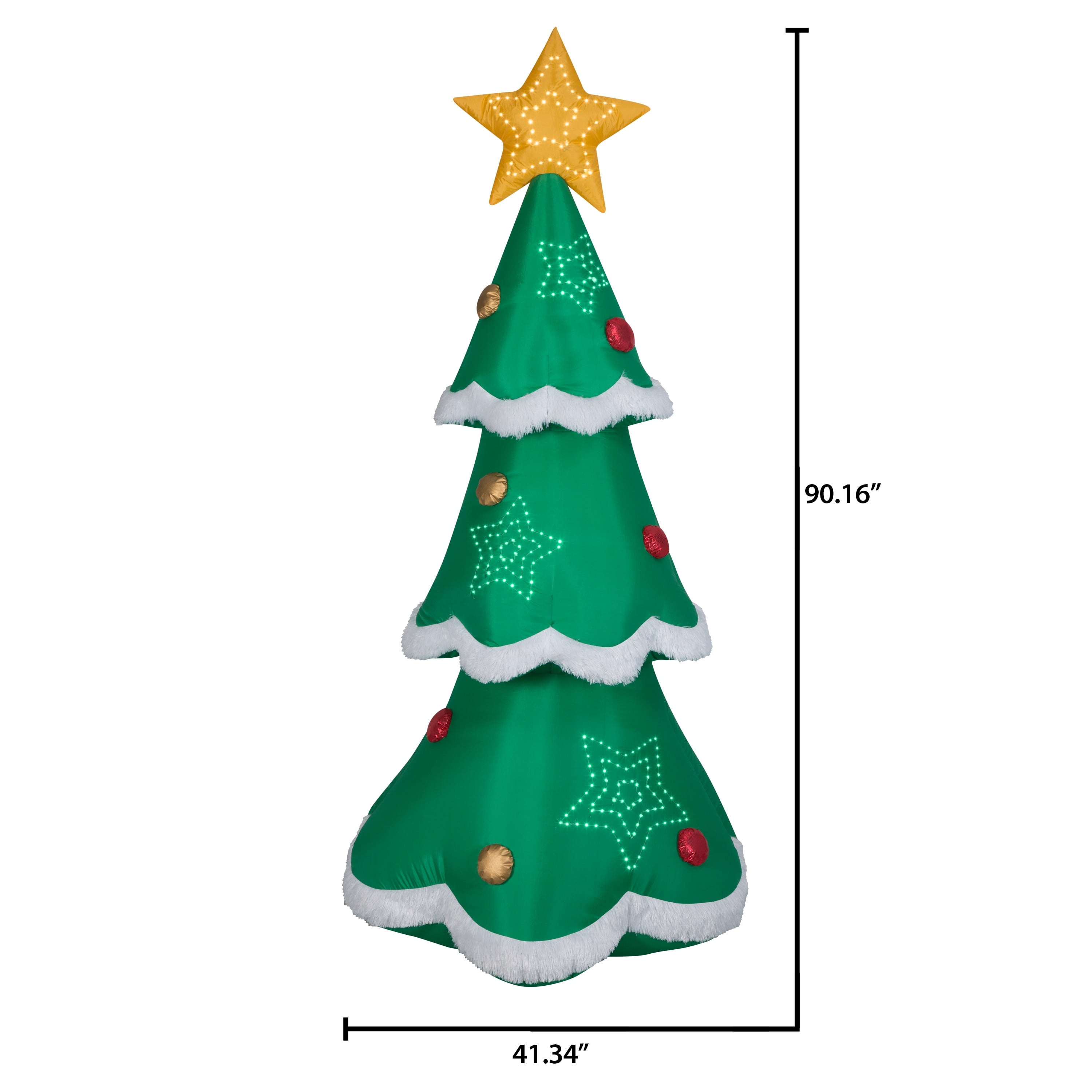 Holiday Time 7.5ft Lightshow Christmas Tree Inflatable
