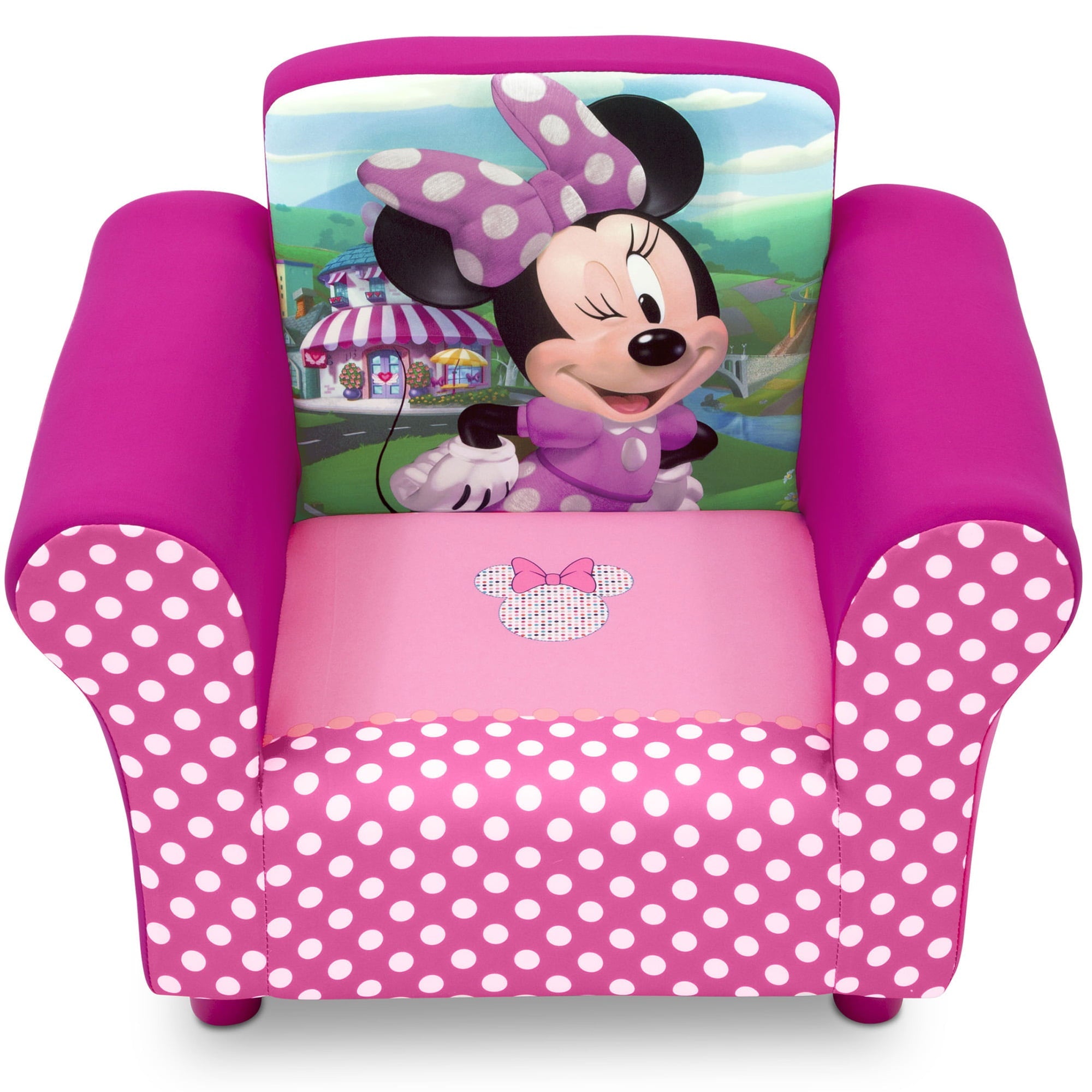 Disney Minnie Mouse Upholstered Chair by Delta Children, Pink