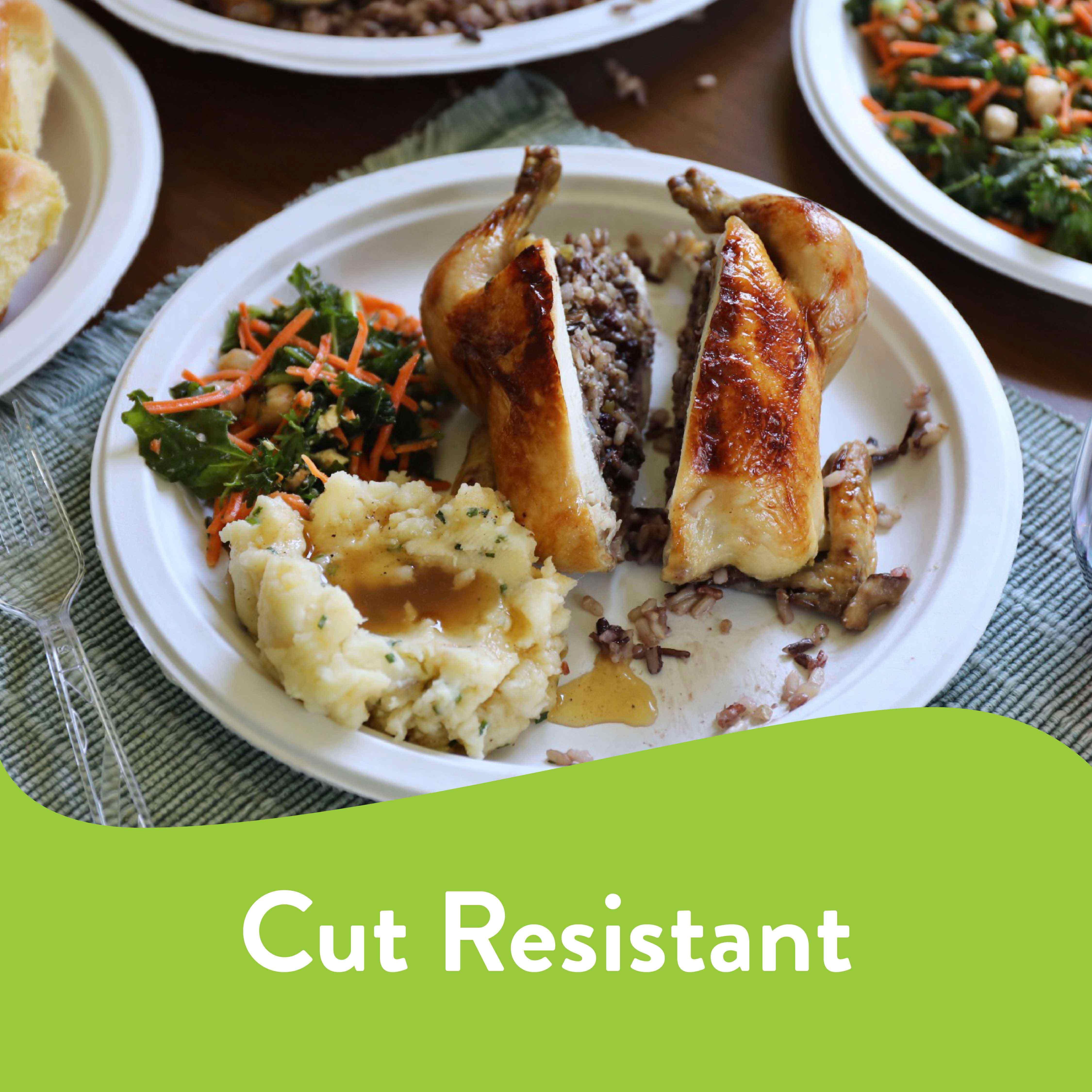 Chinet Classic® Premium Dinner Paper Plates,  White, 10 3/8”, 40 Count