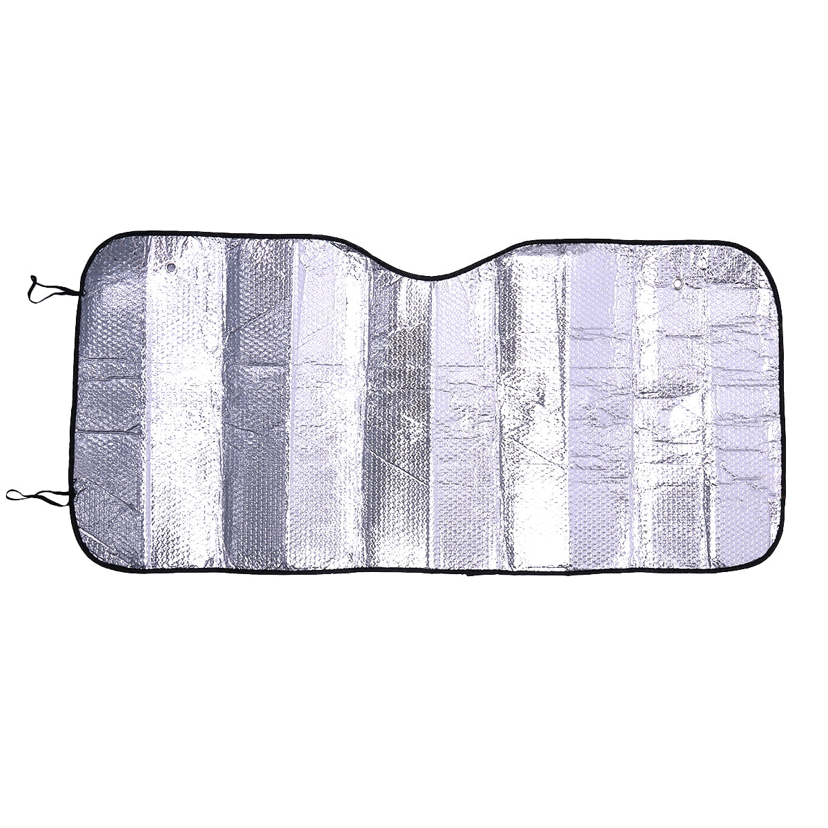 Homemaxs Car Auto Foldable Windshield Visor Sun Shade Heat Reflective Sun Shield (Silver)