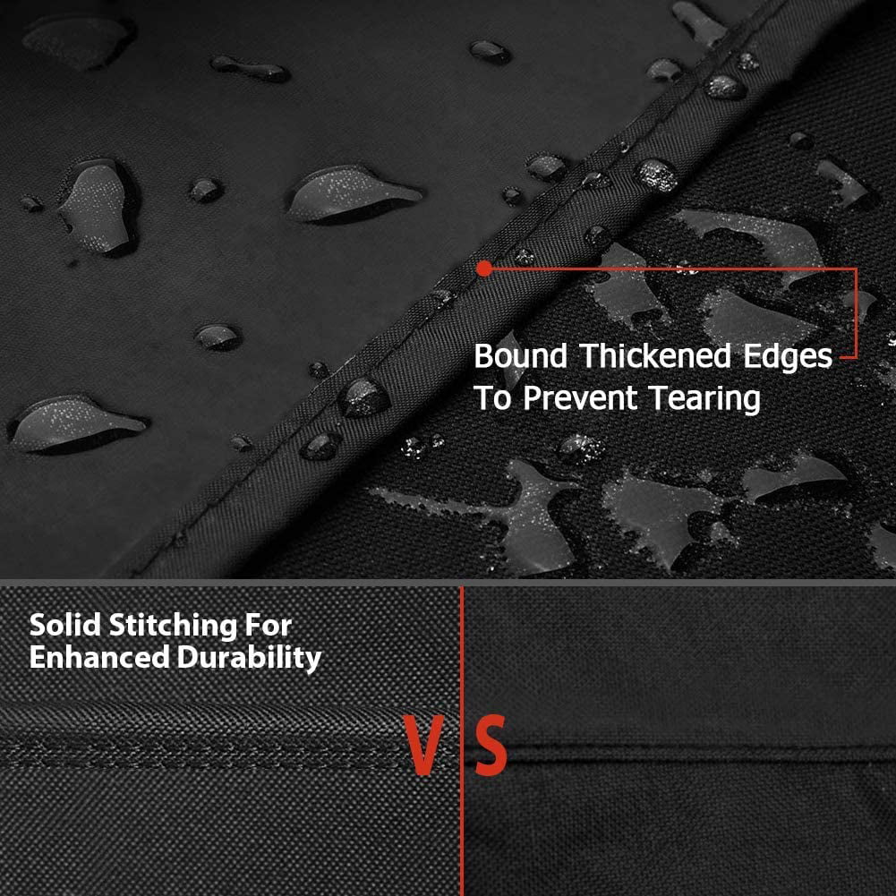 iCOVER Small Grill Cover - 30 inch Two Burner BBQ Gas Grill Cover 600D Heavy Duty Waterproof, Fit Grill with Collapsed Side Tables, Weber/Char-Broil/Brinkmann/Nexgrill/Jenn Air/Pit Boss 3 Series