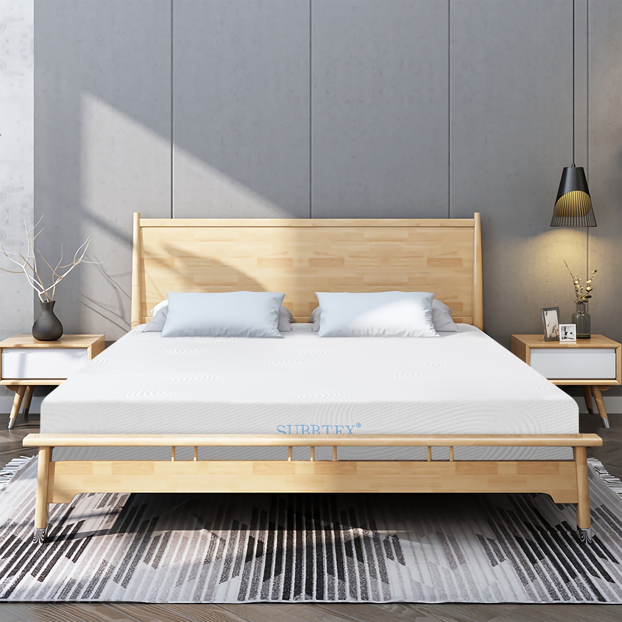 Cooling Gel Memory Foam Mattress for Home, RVs, Campers (8 inch, Queen)