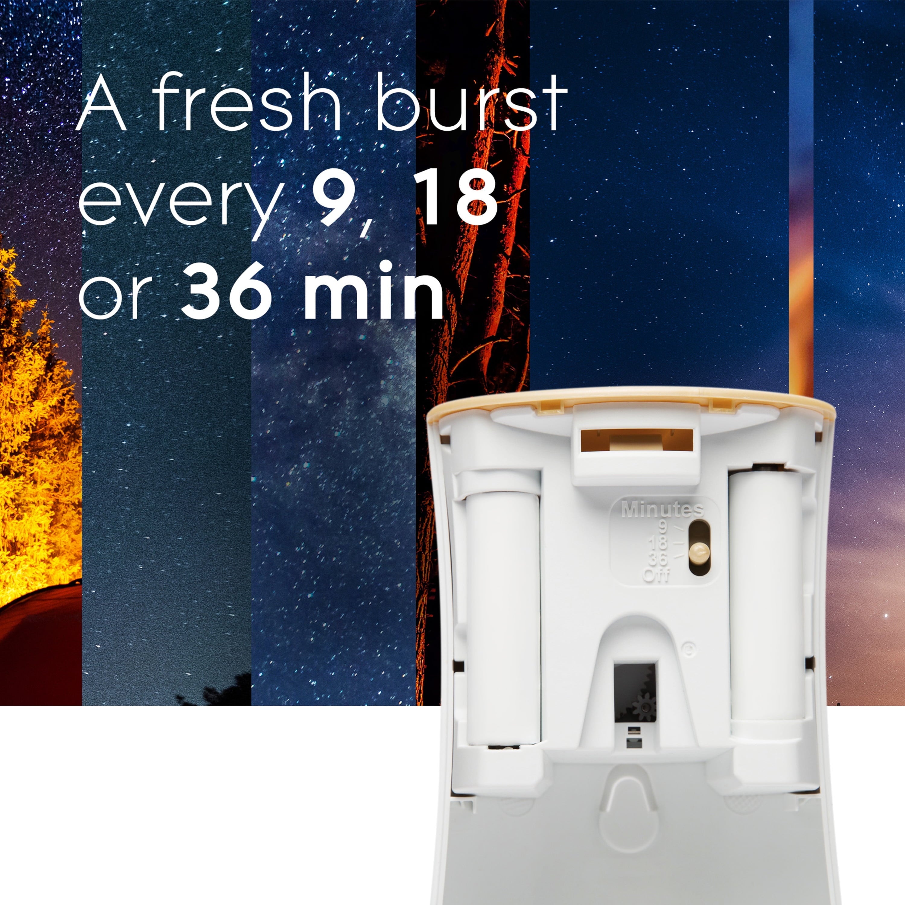 Glade Automatic Spray Refill, Air Freshener, Fall Night Long, 6.2 oz