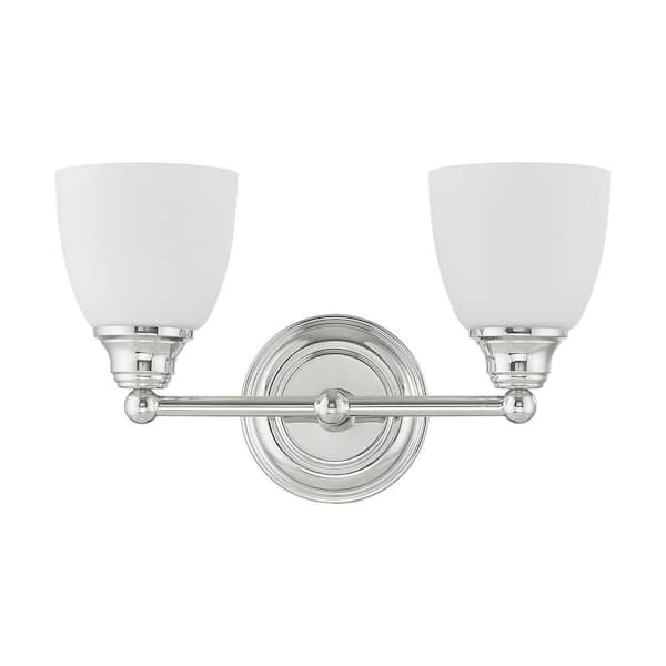 Beaumont 2 Light Polished Chrome Bath Vanity