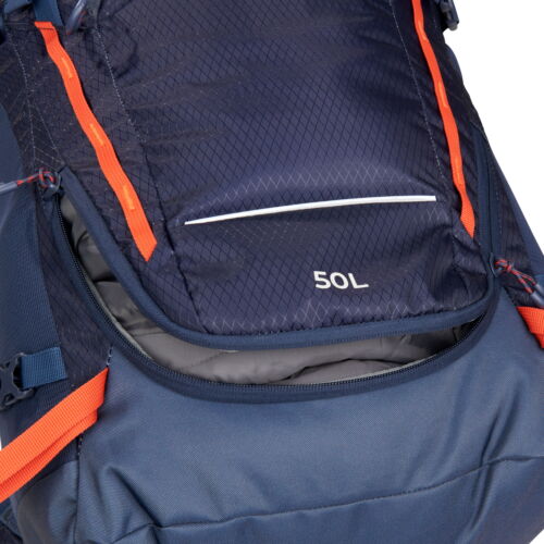 Slumberjack Trail Ridge 50 Liter Backpacking Backpack, Blue