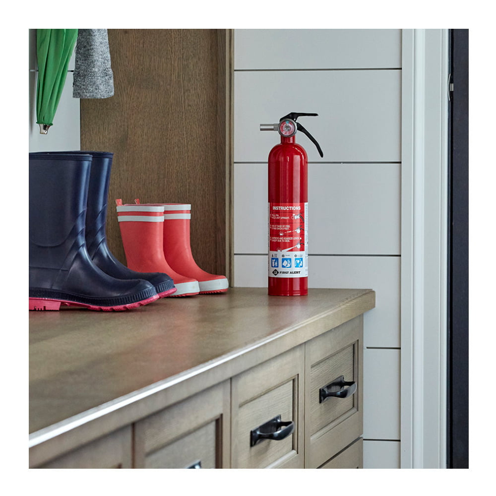 First Alert HOME1 ABC 2.5 lbs. Rechargeable Fire Extinguisher (2 Pack)