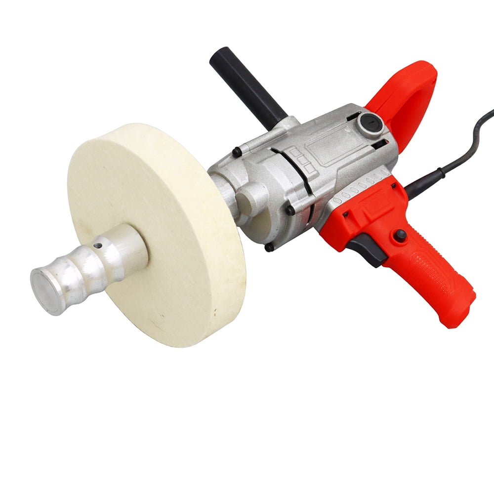 INTBUYING Glass Scratch Removal Machine Glass Surface Polish and Repair Tool Wool Wheel Glass Polishing Machine 220V