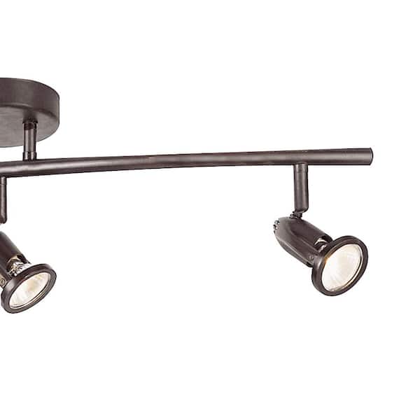 Stingray 2.2 ft. 3-Light Oil Rubbed Bronze Track Light Fixture with Adjustable Heads