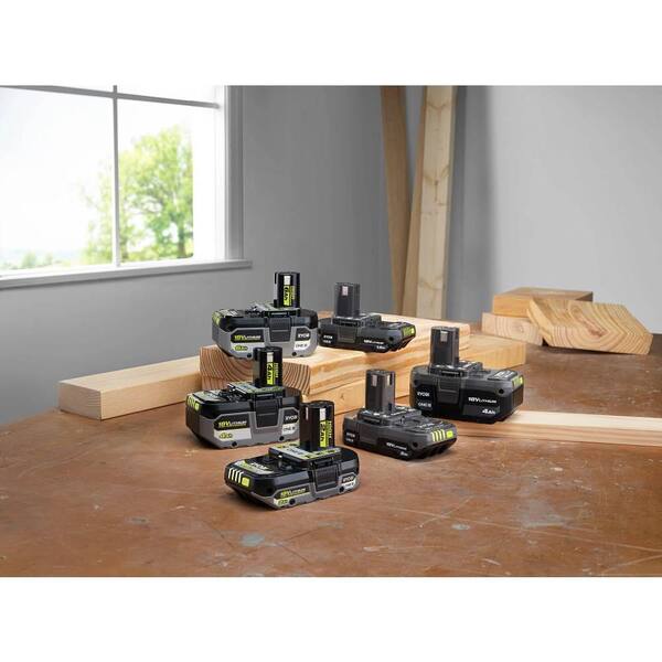 ONE+ 18V Lithium-Ion 2.0 Ah, 4.0 Ah, and 6.0 Ah HIGH PERFORMANCE Batteries and Charger Kit w/ HP Brushless Recip Saw
