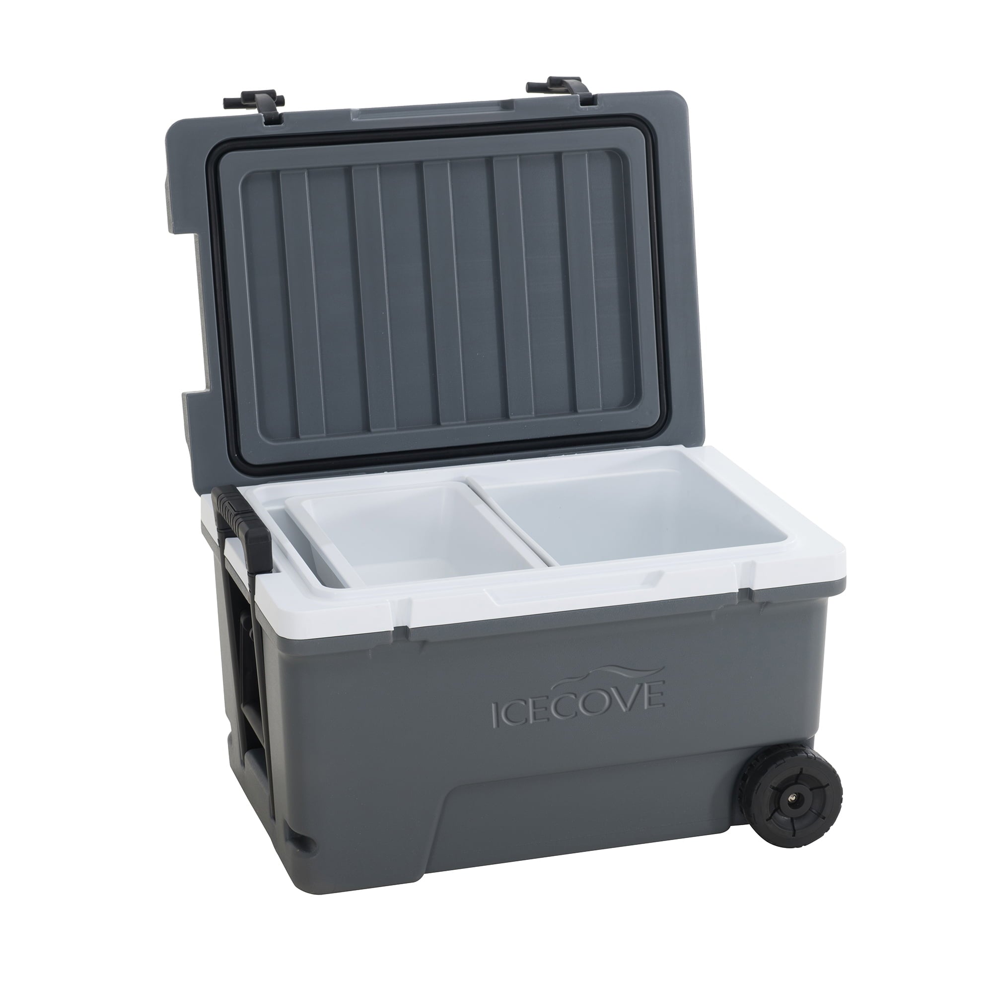 IceCove 60-Quart Solar Cooler - Castlerock Grey