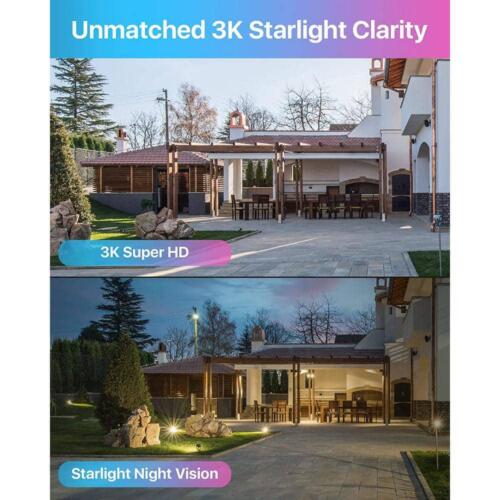 4K 16-Channel POE 4TB NVR Security Camera System with 4X 355° Pan Tilt 5MP