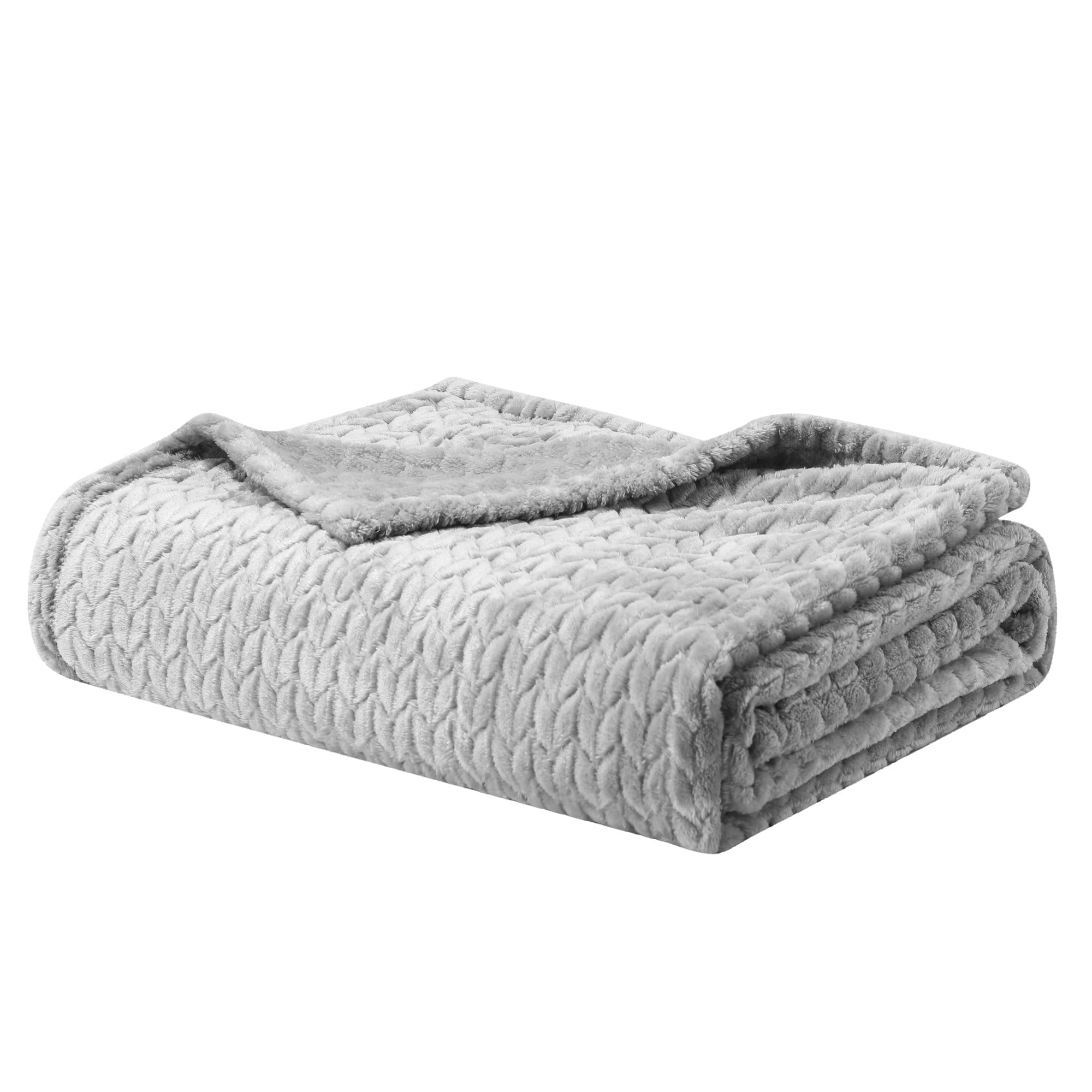 Better Homes & Gardens Grey Velvet Plush Throw, 50