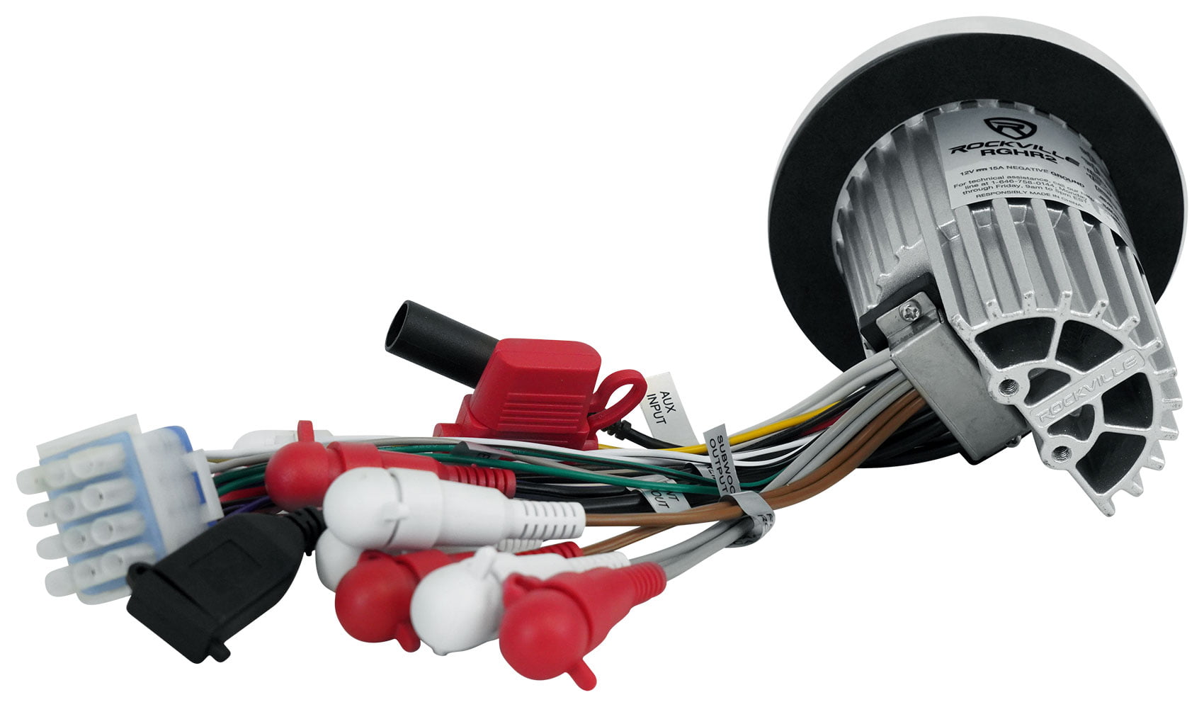 Rockville RGHR2 Marine Bluetooth Receiver+Remote+(4) 8