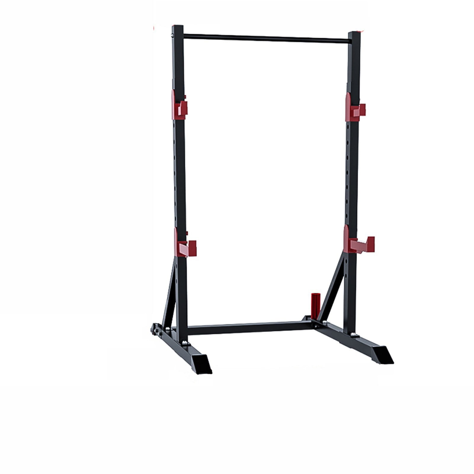 Multifunctional Zones Squat Stand Rack Power Cage, Barbell Rack Plate Storage Squat Stand Rack Power Cage