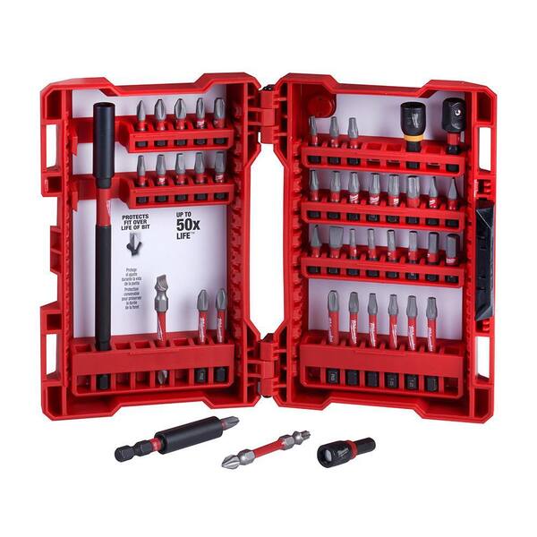 M18 18V Lithium-Ion Compact Brushless Cordless 1/4 in. Impact Driver Kit with SHOCKWAVEBit Set (45-Piece)