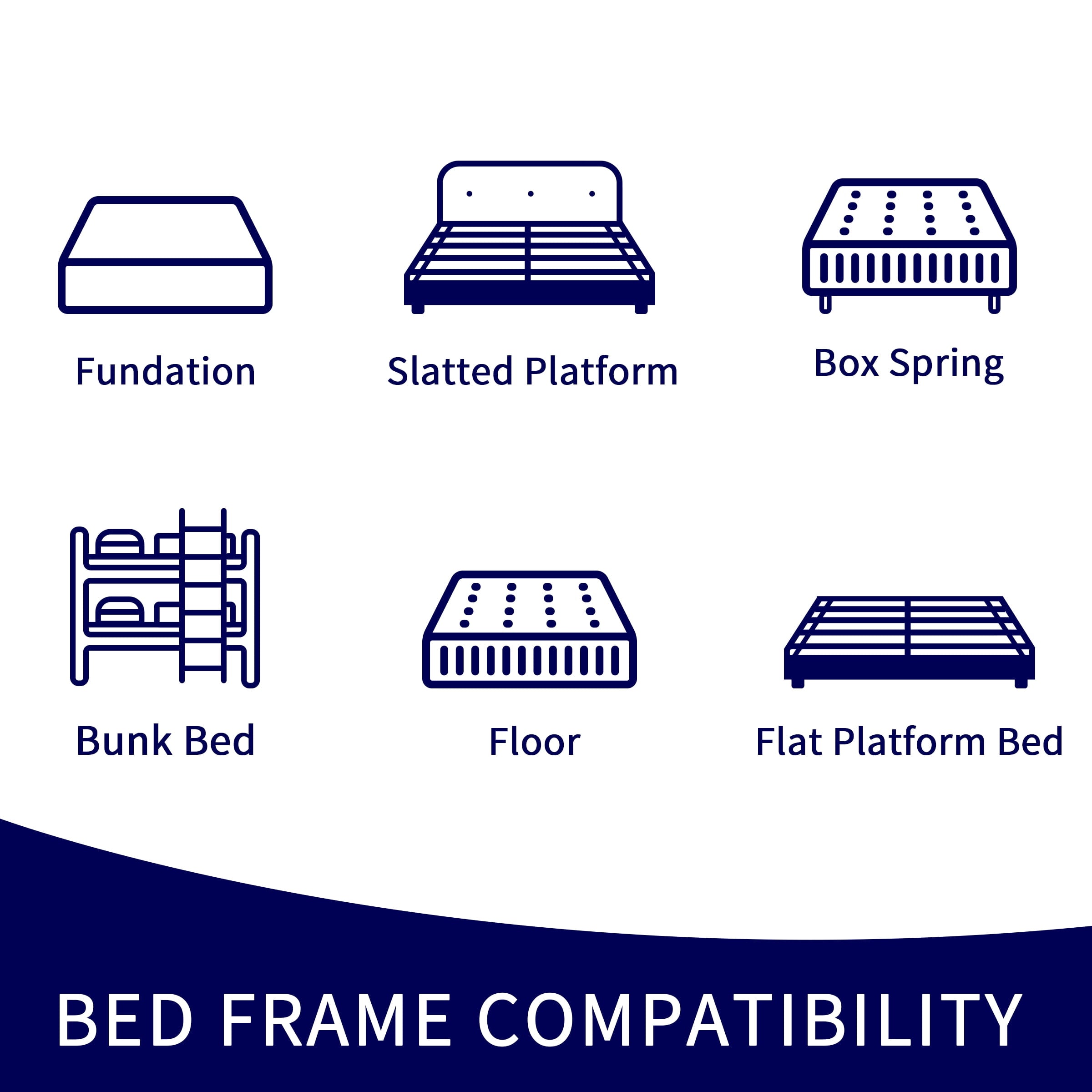 Cooling Gel Memory Foam Mattress for Home, RVs, Campers (8 inch, Queen)