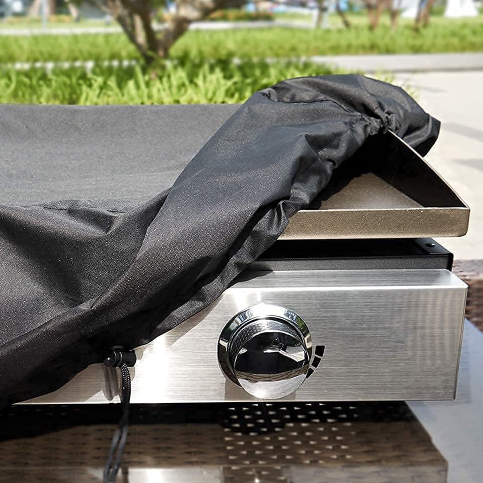 GASPRO Waterproof Grill Cover for Blackstone 17 inch & 22 inch Griddle, Fits for Royal Gourmet PD1301S, Heavy Duty 600D Fabric with PVC Coating, Durable & Windproof