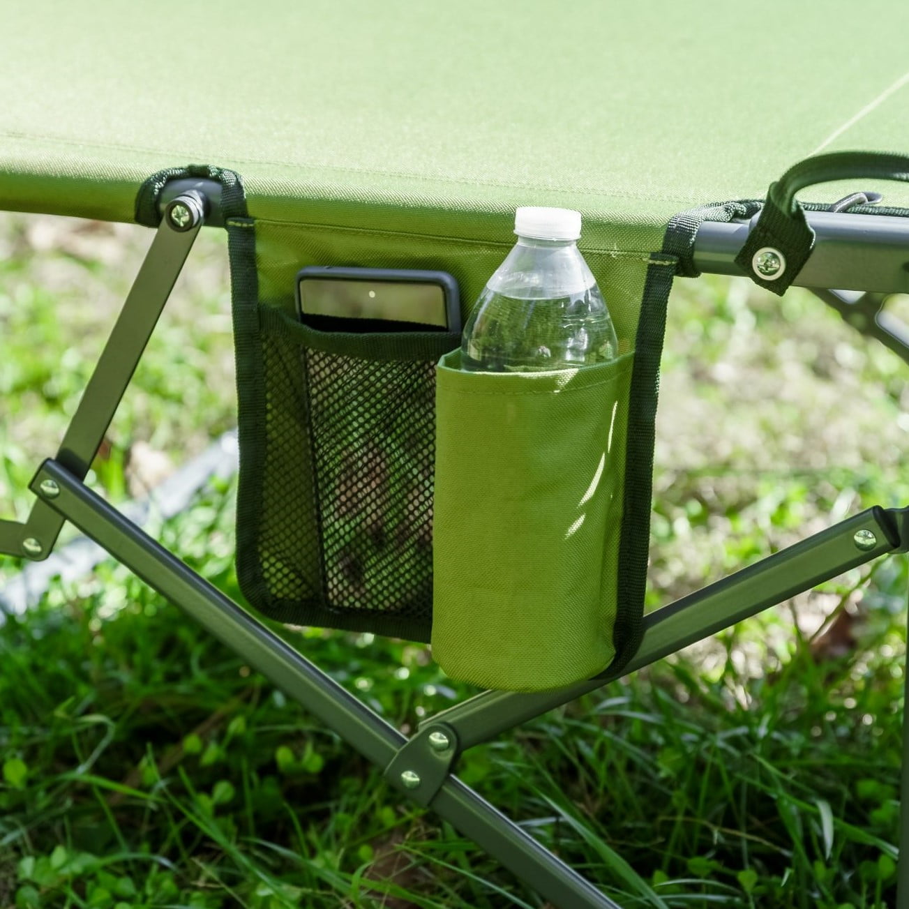 Ozark Trail Adult Quick Fold Speedy Camp Cot, Green, 79