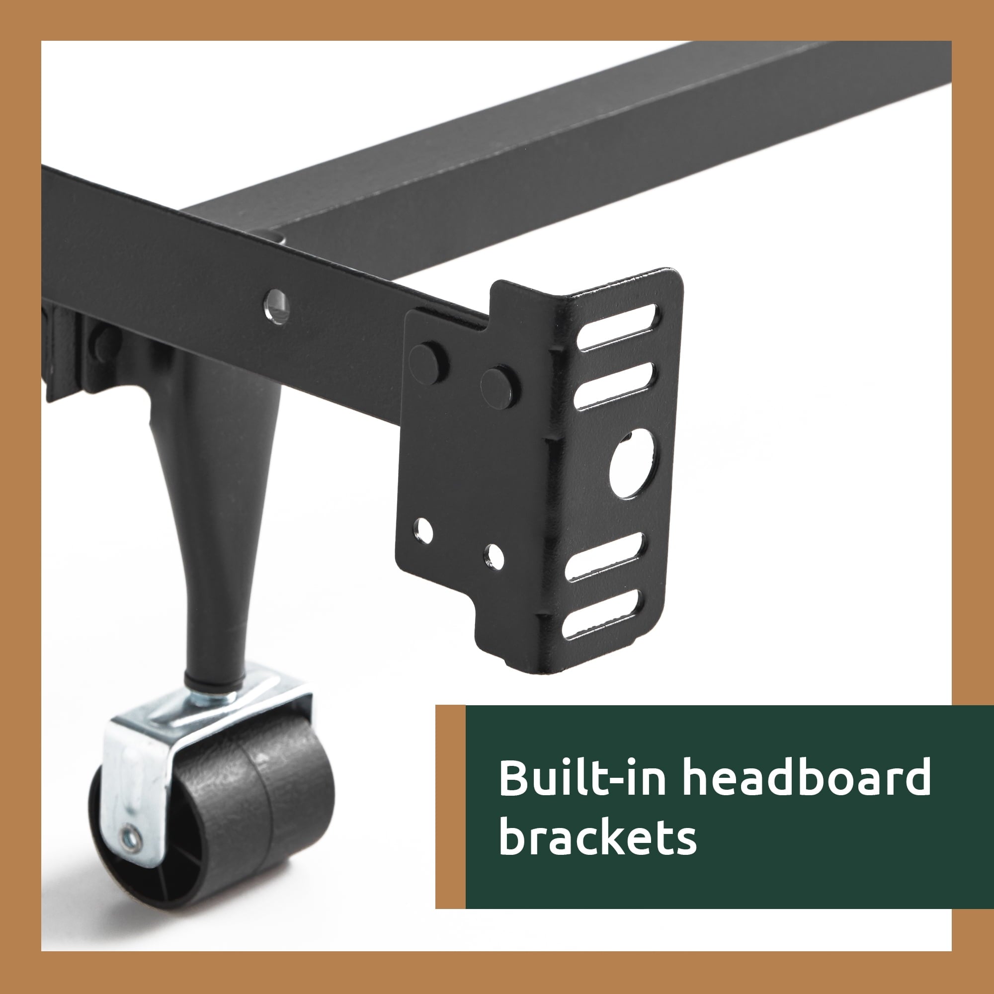 Rest Haven Metal Adjustable Bed Frame with Glides, Twin - Cal King