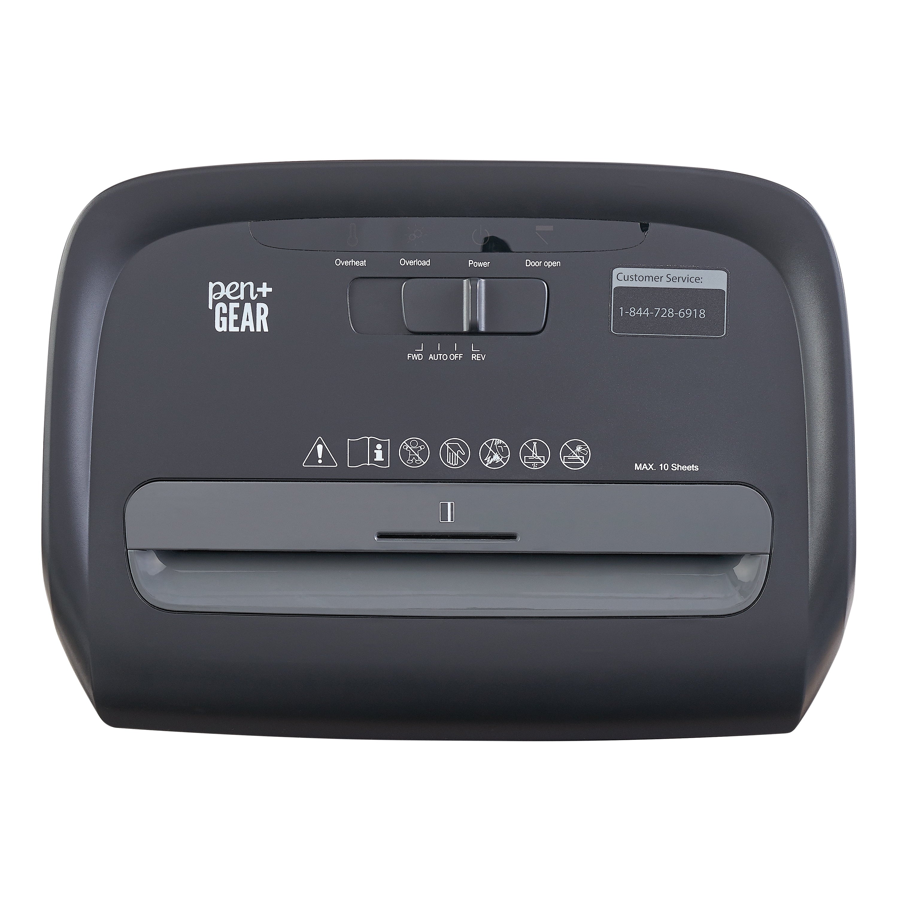 PEN+GEAR 10-Sheet Micro-Cut Paper Shredder