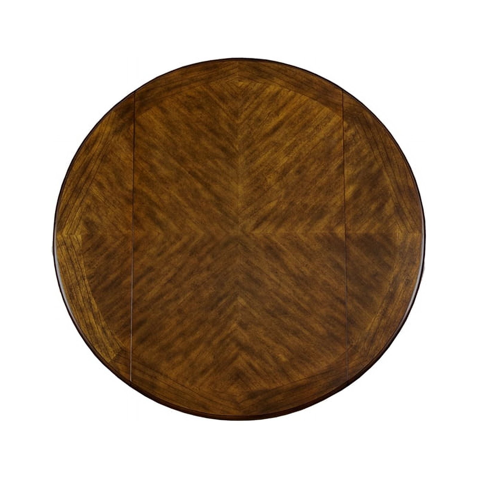 New Classic Furniture Gia Solid Wood Dining Drop Leaf Table W/2 Chairs in Brown