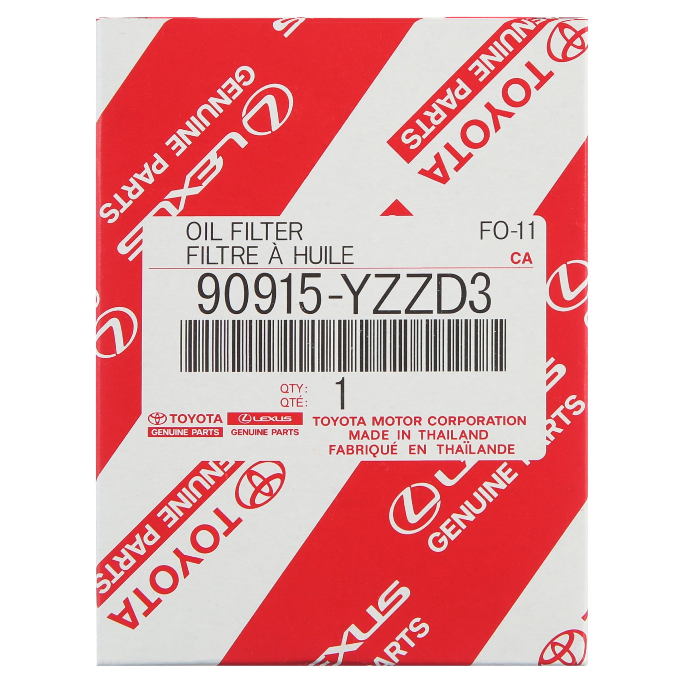 Toyota 90915-YZZD3 Genuine Oil Filter