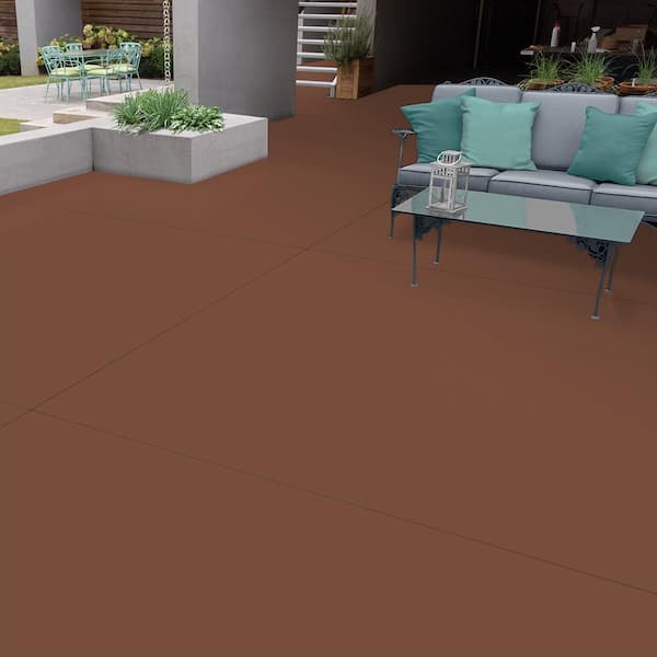 1 gal. #S210-7 October Leaves Self-Priming 1-Part Epoxy Satin Interior/Exterior Concrete and Garage Floor Paint