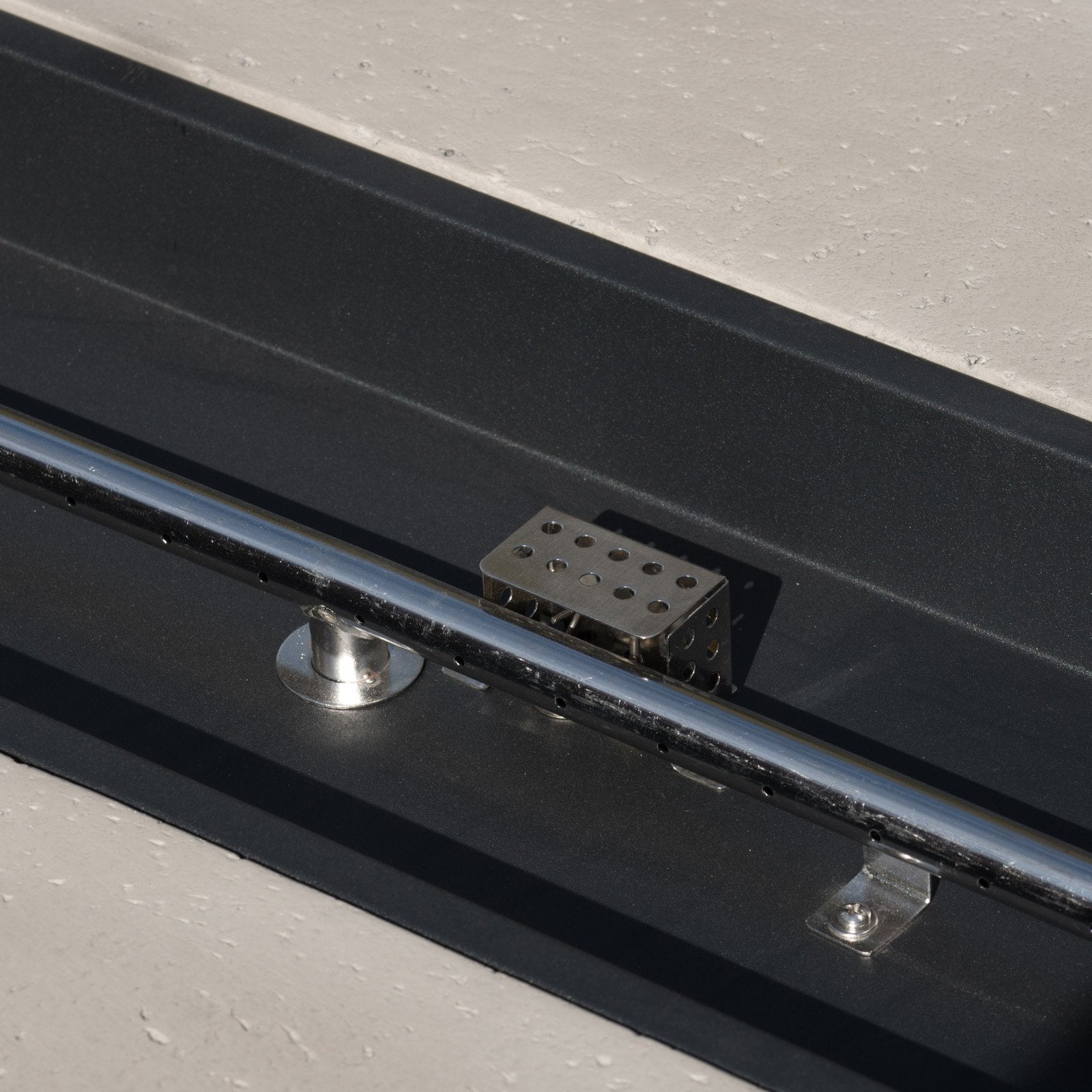 Jaxon Outdoor Fire Table with Lava Rocks and Tank Holder