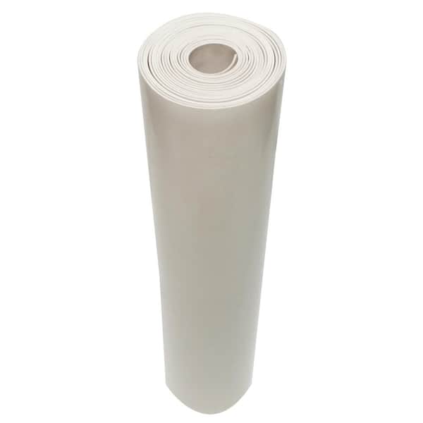 Nitrile 1/4 in. x 12 in. x 12 in. Commercial Grade White 60A Off-White Buna Sheets