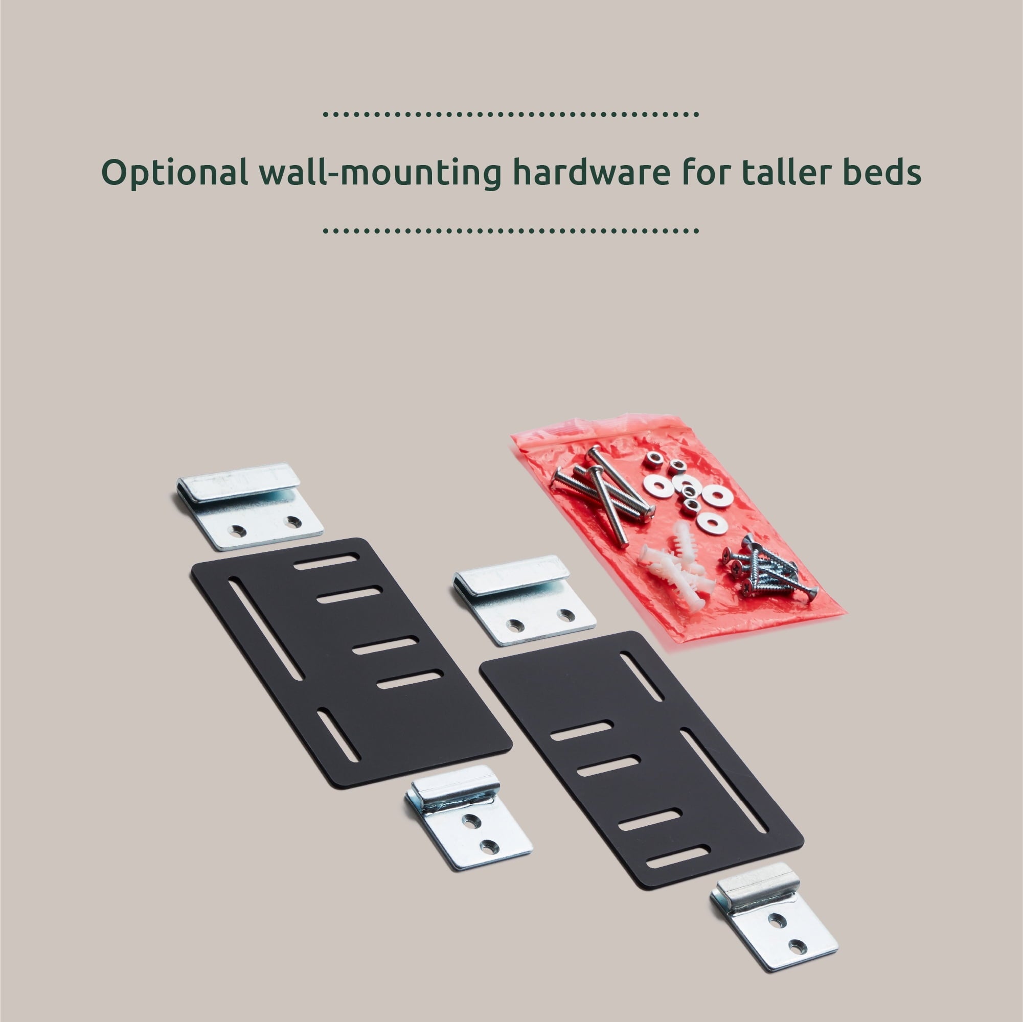 Rest Haven Button Tufted Upholstered Headboard, Queen, Charcoal