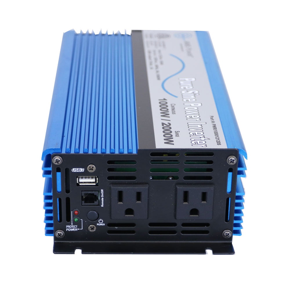 Aims Power PWRI100012S 1000 Watt Pure Sine Power Inverter