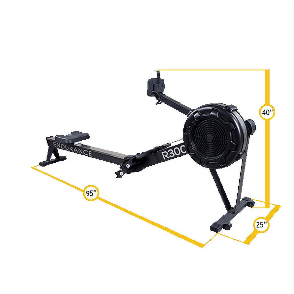 Endurance by Body Solid R300 Rower | Air Resistance Rower