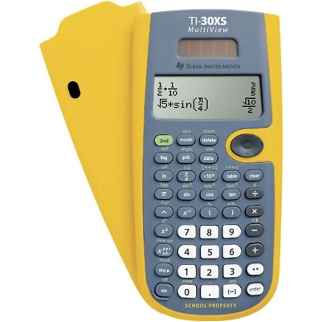 Texas Instruments TI-30XS MultiView Scientific Calculator Yellow