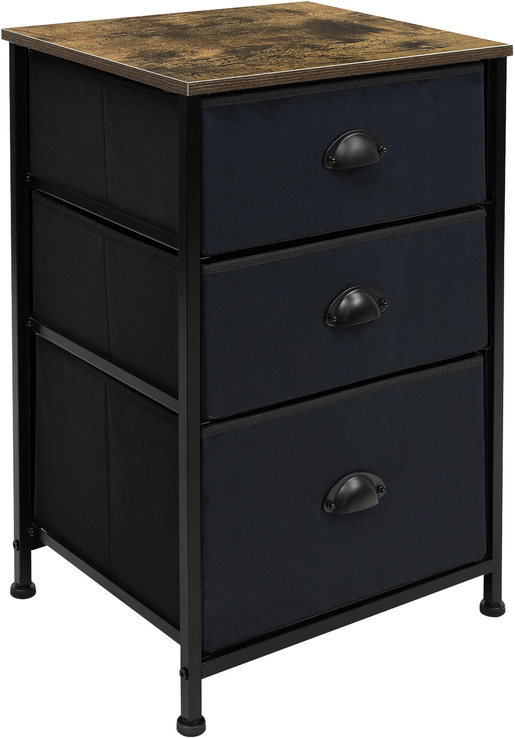 Sorbus Nightstand with 3 Drawers Classic Bedside Furniture & Accent Bedroom End Table