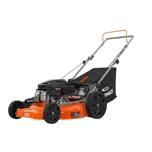 YARDMAX Walk Behind Gas Push Mower Side Discharge Rear Bag Adjustable Height