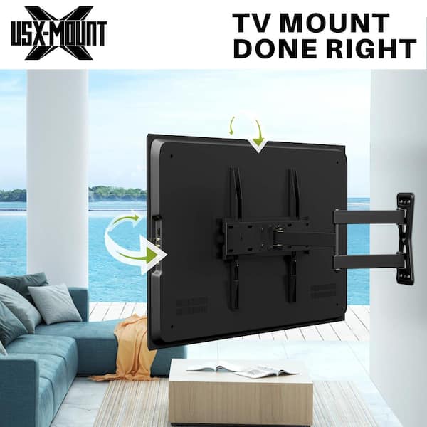 Medium Full Motion TV Mounts for 26 in. to 55 in. Flat Screen LED/LCD /OLED 4K TVs