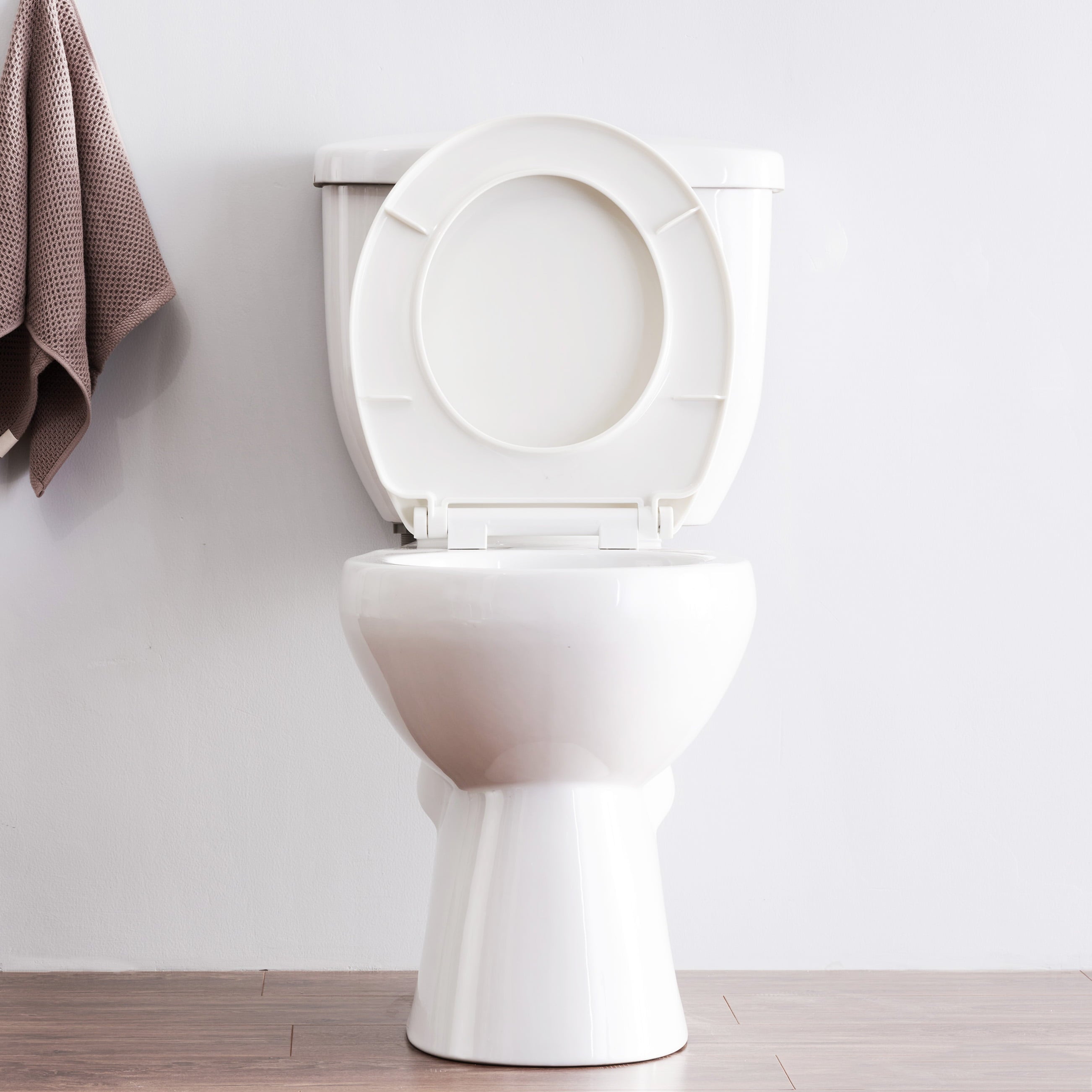 Evekare Night Glow ( Green Glow) Soft Close Round Toilet Seats In White