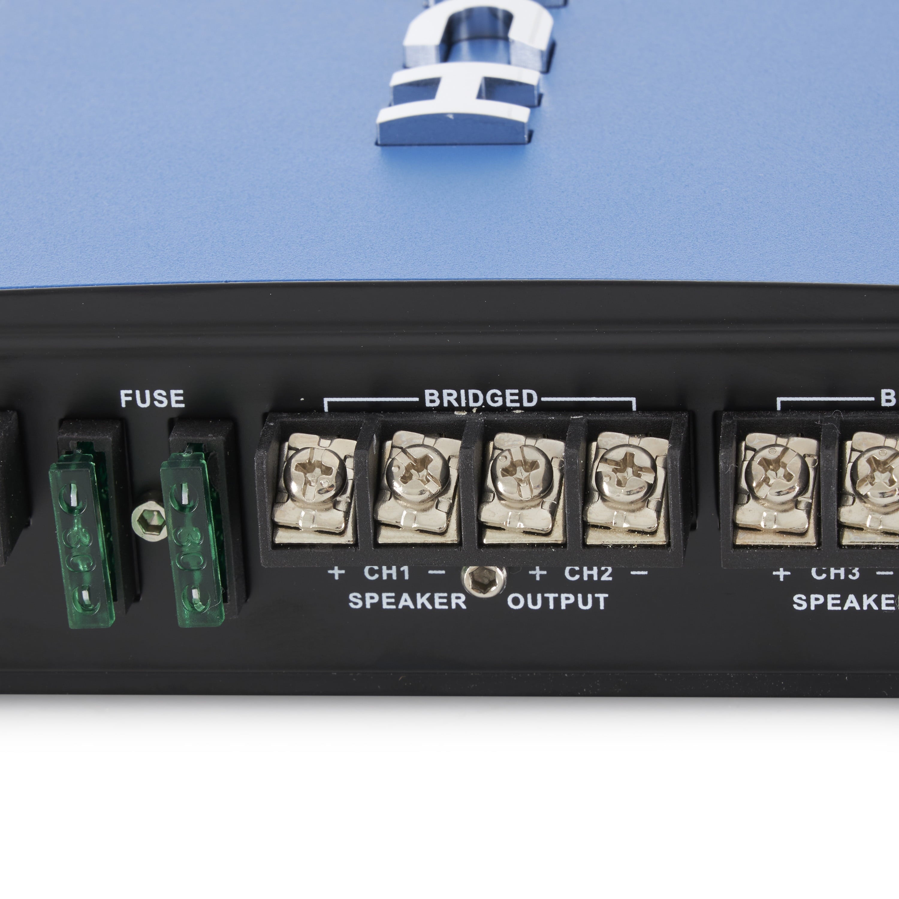 Crunch PowerDriveX 1000 Watt 4 Channel Exclusive Blue A/B Car Stereo Amplifier