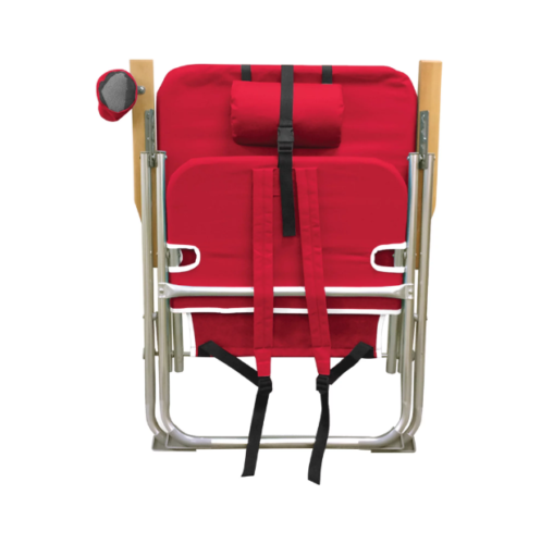 Beach Chair Outdoor Camping Foldable Lawn Patio Heavy Duty Cup Holder Garden Use