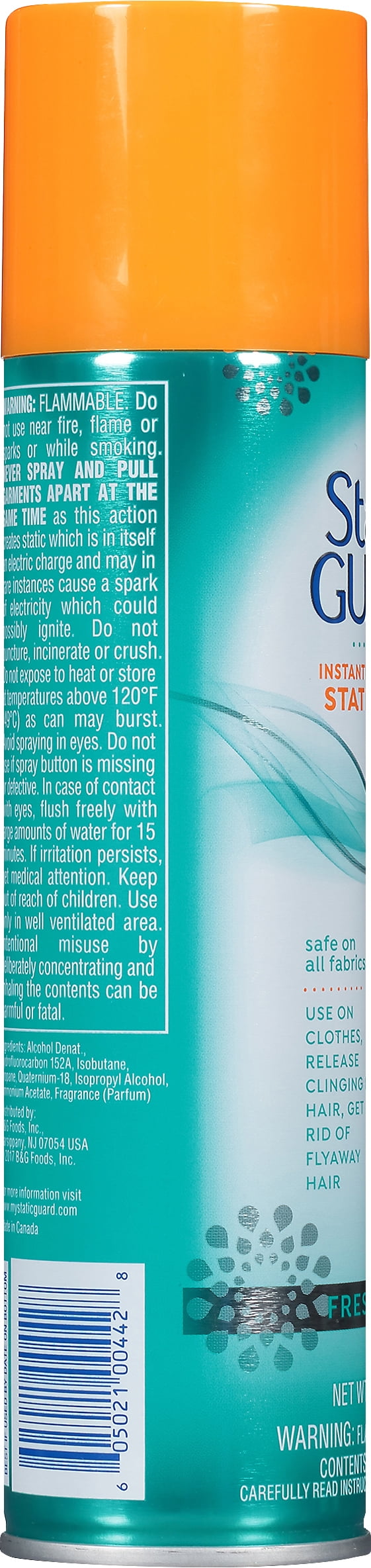 Static Guard Fresh Linen Scent Spray, 5.5 oz