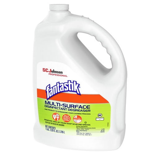Fantastik 311930 1 Gallon Multi-Surface Disinfectant Degreaser - Pleasant Scent (4/Carton)