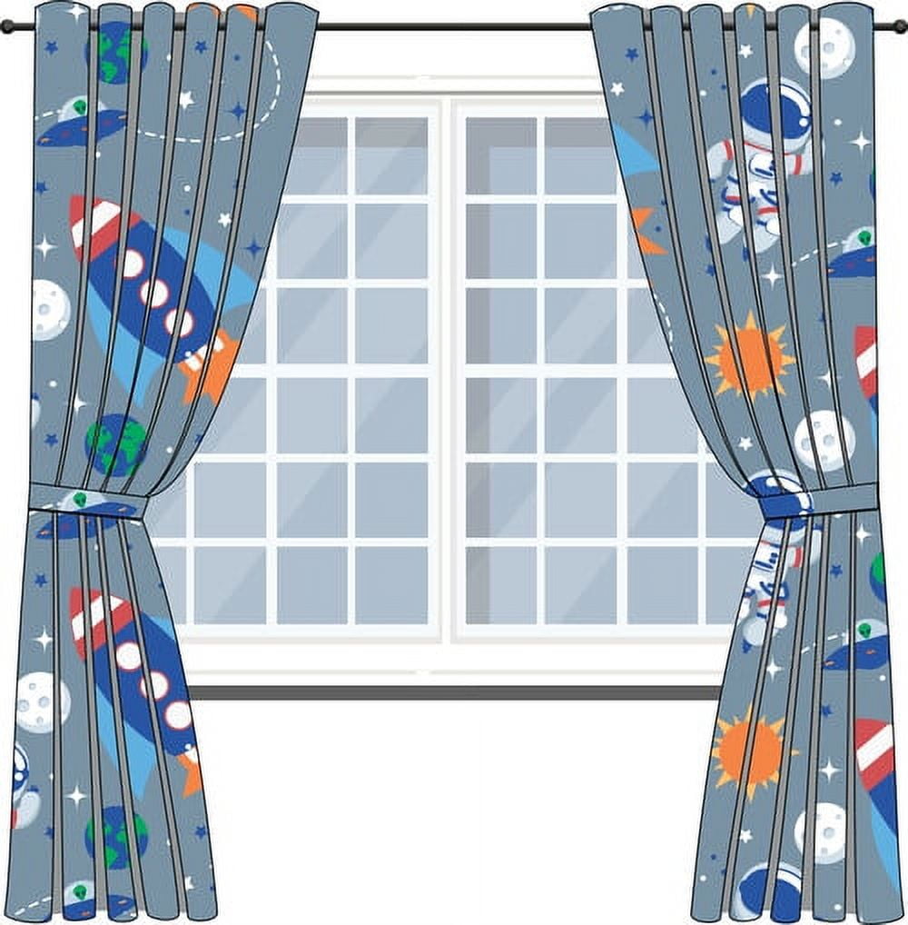 Everyday Kids Rod Pocket Room Darkening Valances, 41