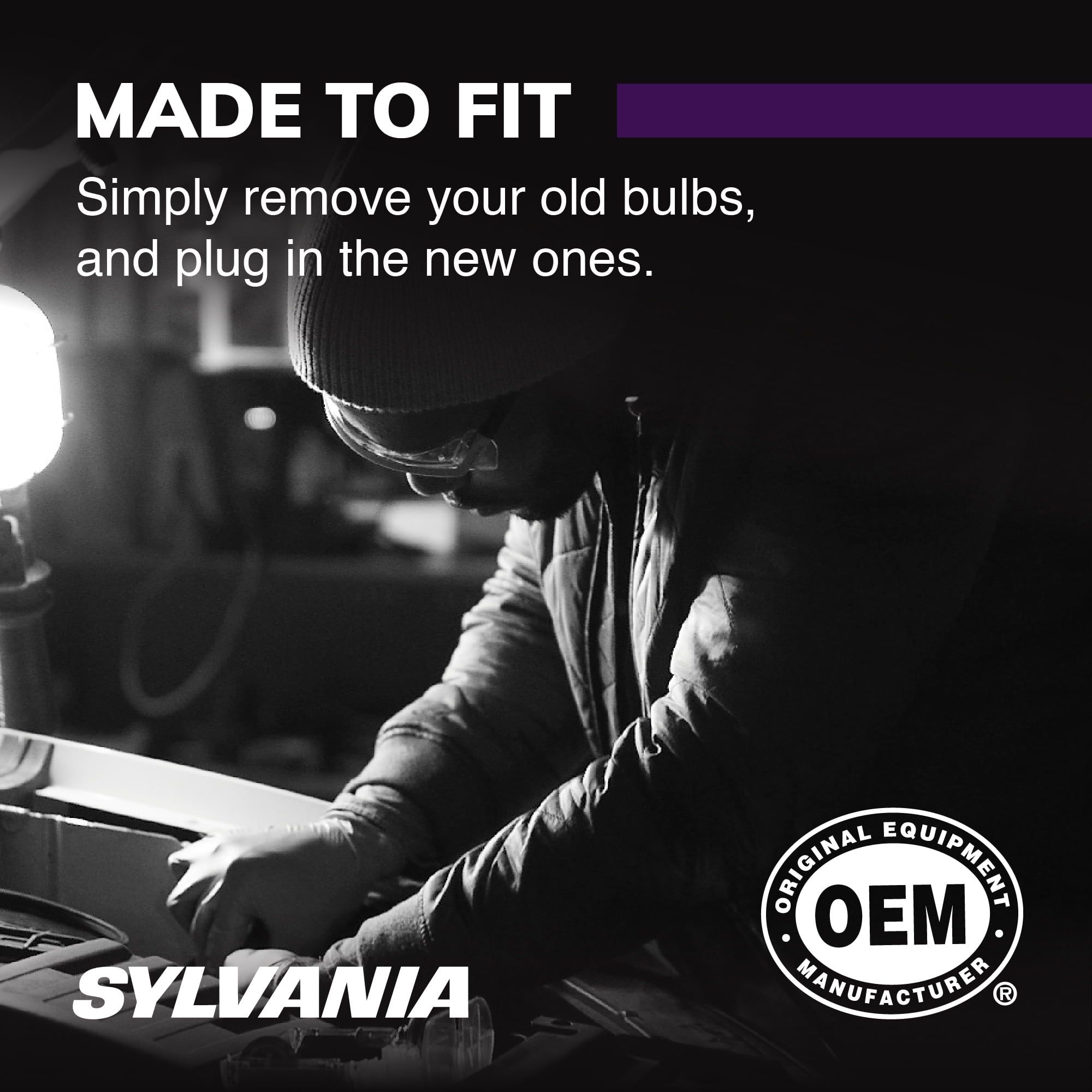 Sylvania 9006 XtraVision Halogen Headlight Bulb, Pack of 2.