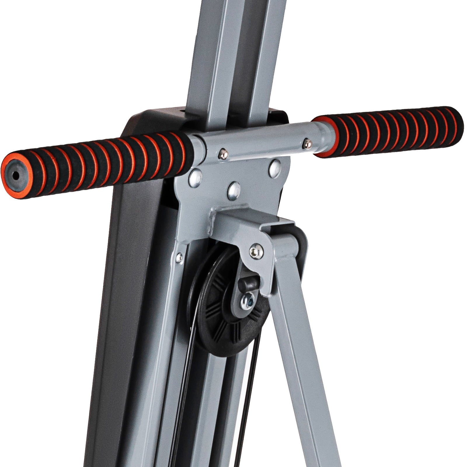 SHZOND Folding Vertical Climber Stepper 2 in 1 Cardio Exercise Fitness Foldable Climbing Machine