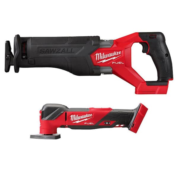 M18 FUEL GEN-2 18V Lithium-Ion Brushless Cordless SAWZALL Reciprocating Saw W/ Oscillating Multi-Tool (Tool-Only)