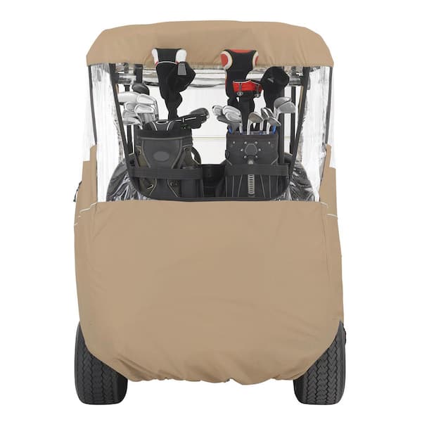 Fairway Short Roof Travel Golf Car Enclosure Khaki