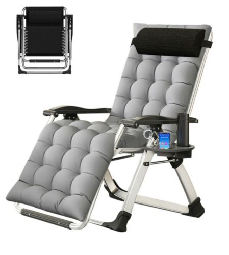 Camping Cots Portable Folding Sleeping Cot Outdoor Reclining Lounger Patio Chair