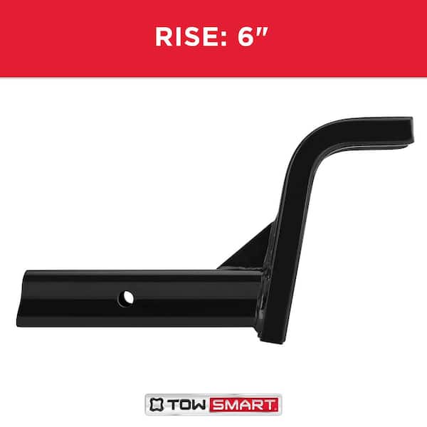 Class V, 15,000 lb., 8 in. Drop x 6 in. Rise x 1-1/4 in. Shank, X-Mount Trailer Hitch Ball Mount